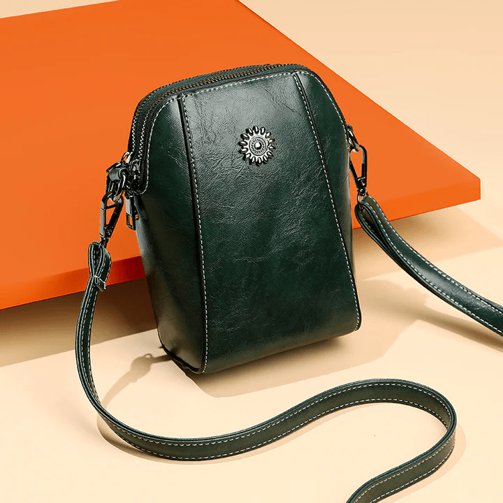 VioraLux™ Leather Crossbody — Command Attention with Timeless Elegance and Effortless Confidence