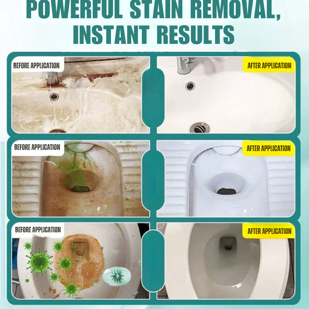 Scented Toilet Cleaning Gel | Adhesive Gel Formula | Precise Nozzle | ForestFresh
