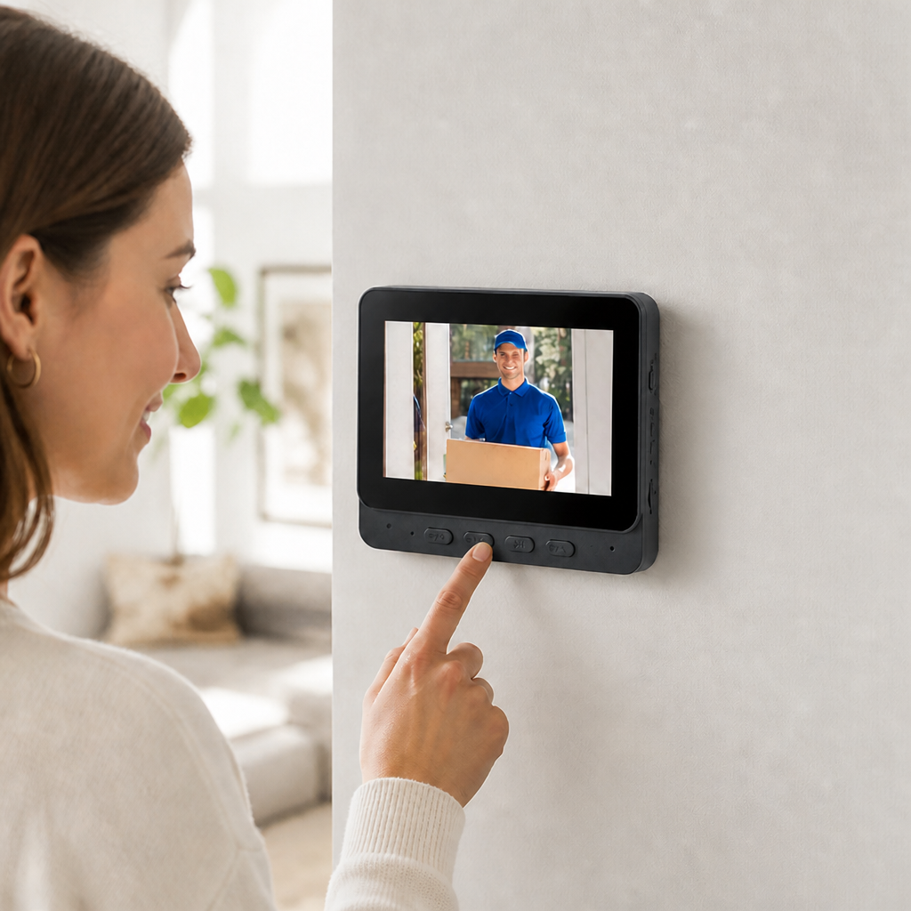 SecureSight™ — Take Instant Control with Sharp, Night-Ready Front Door Security