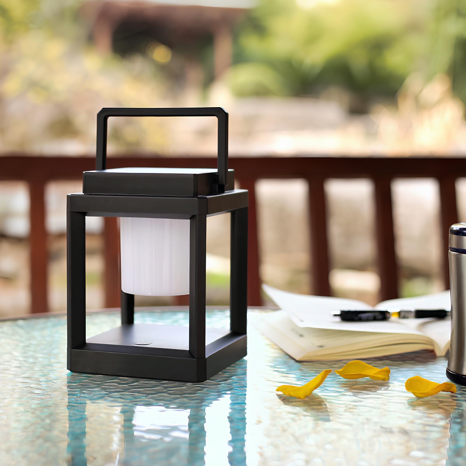 USB Rechargeable Solar Lantern for Garden – 10 Hours Illumination