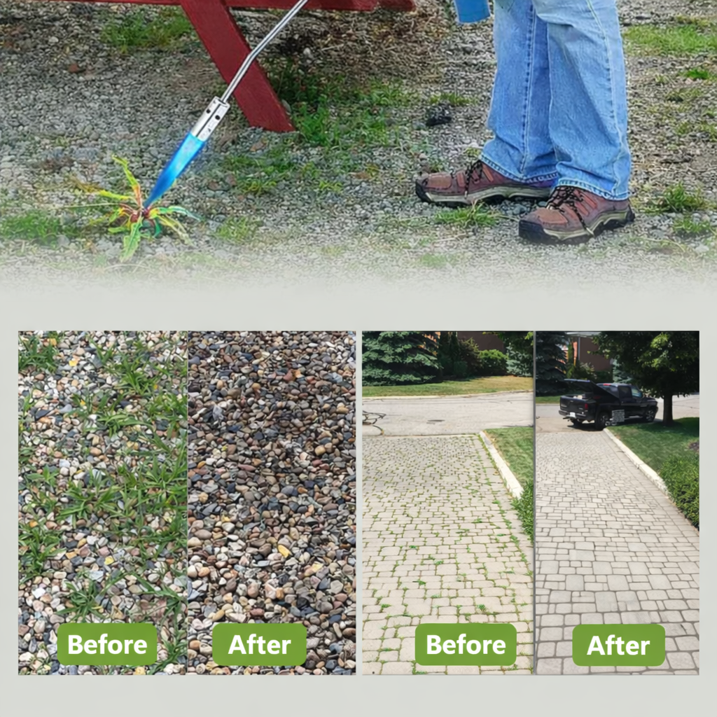 Weed Torch | Sustainable Weed Control | Adjustable Flame Rod | Flammix