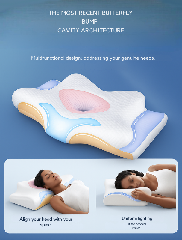 NeckNest™ Pillow — Wake Refreshed with Pain-Free, Energized Mornings