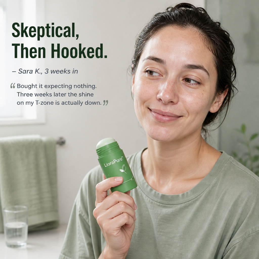 LioraPure™ — Apply Green Tea Clay in 30 Seconds, Wash Off in 10