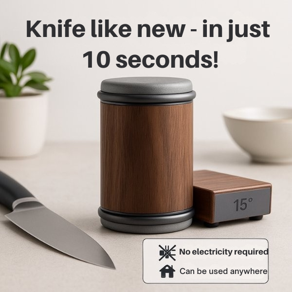 Knife Sharpening | Rolling Edge Sharpener | Fast & Precise Sharpening | Blade Power