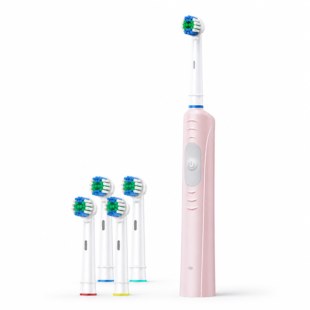 IP67 Waterproof & USB-C Rechargeable Soft Bristle Electric Toothbrush (3 Modes)