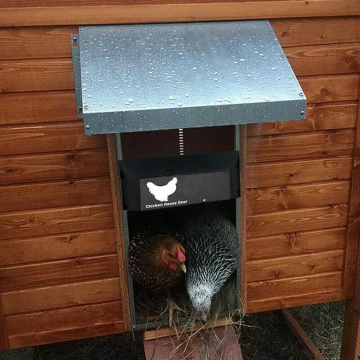 Electric Poultry Door Opener with Light Sensor for Automatic Chicken Coop