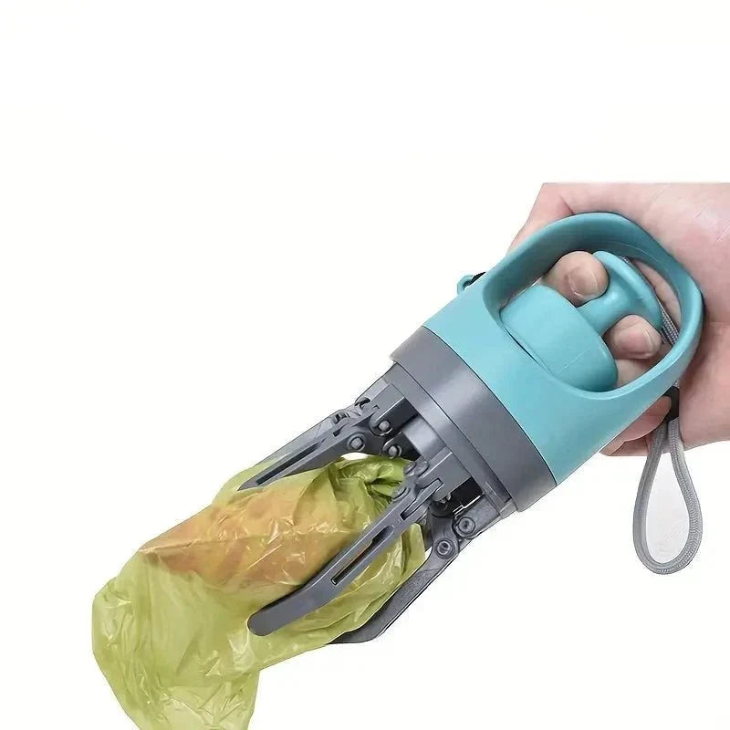 Folding Pooper Scooper with Long Handle – Pet Waste Cleaner Tool