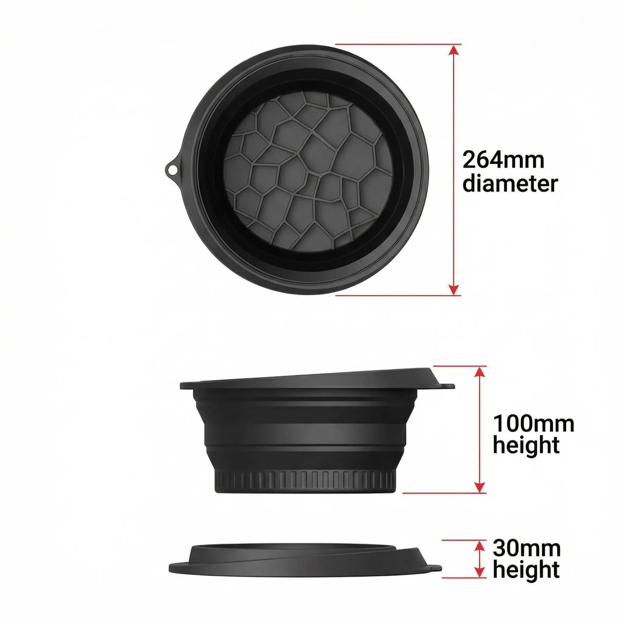 Large Honeycomb Silicone Ice Cube Mold Ø 26.4 cm