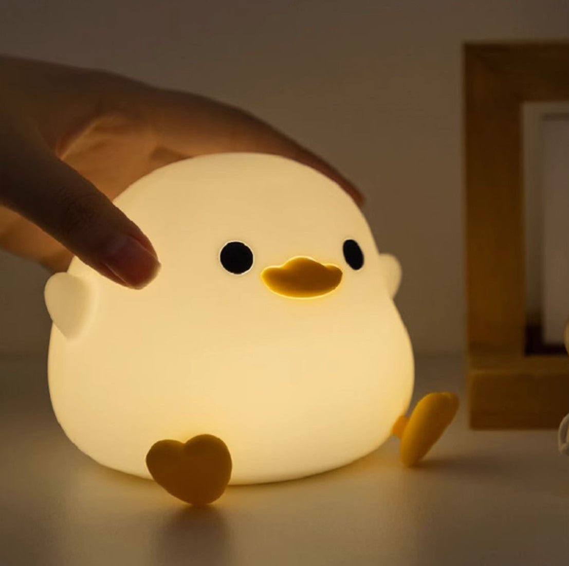 Touch-Controlled LED Chick Night Light with Timer Feature