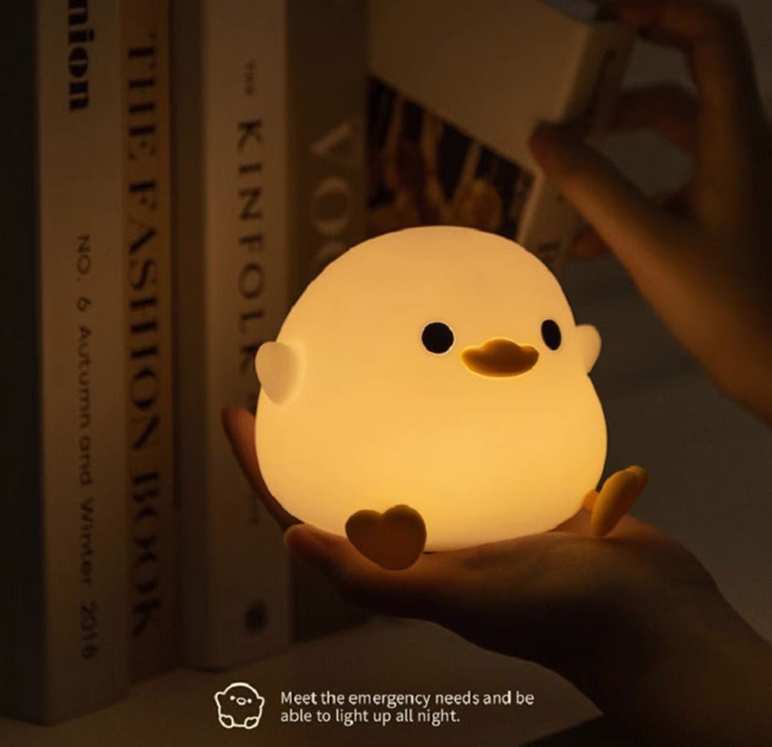 Touch-Controlled LED Chick Night Light with Timer Feature