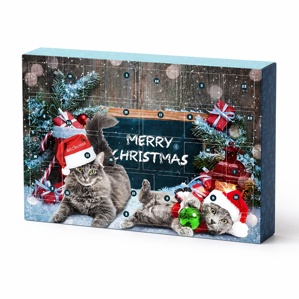 Interactive 24-Day Cat Toy Advent Calendar