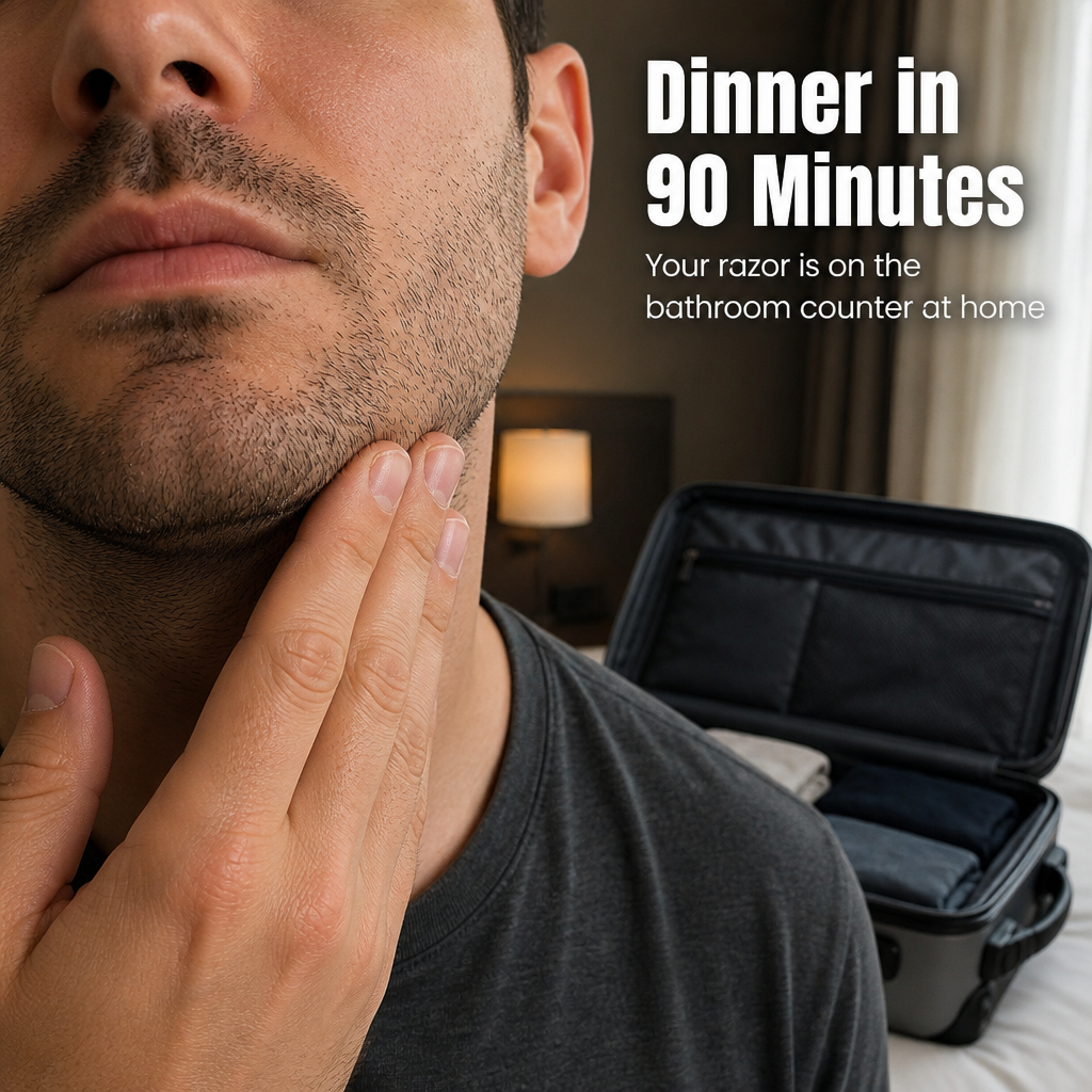 TitanEdge™ — Carry a Backup Shaver That Rescues You From the 5 O'Clock Shadow