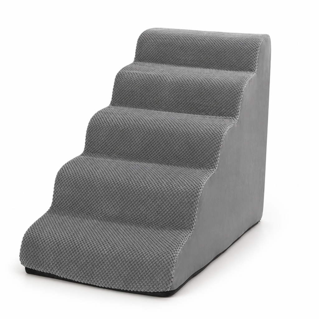 Orthopedic Non-Slip High-Density Foam Pet Stairs (Removable Washable Cover)