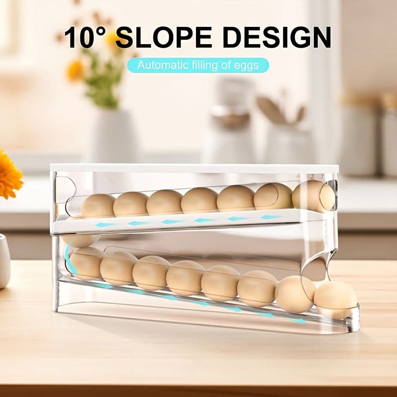 Egg Storage Container for Refrigerator – Space-Saving Kitchen Organizer