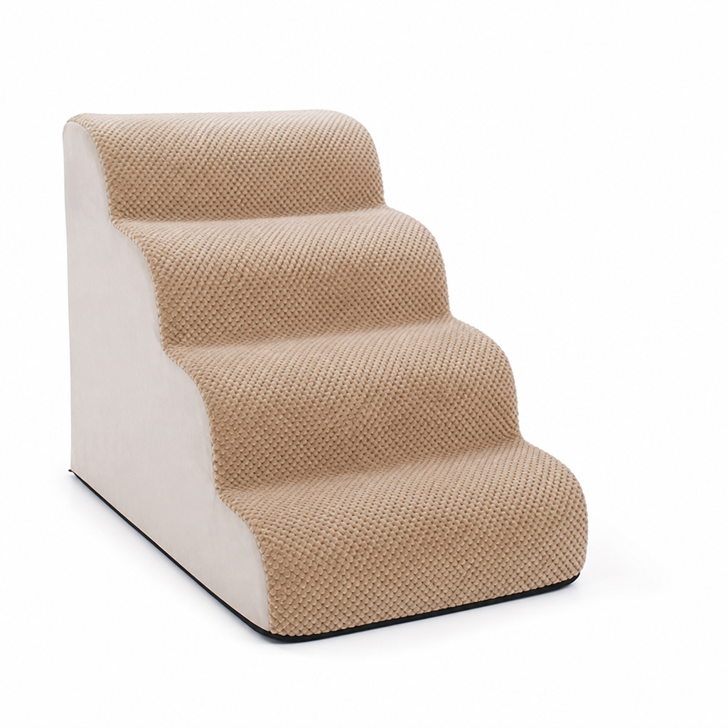 Orthopedic Non-Slip High-Density Foam Pet Stairs (Removable Washable Cover)
