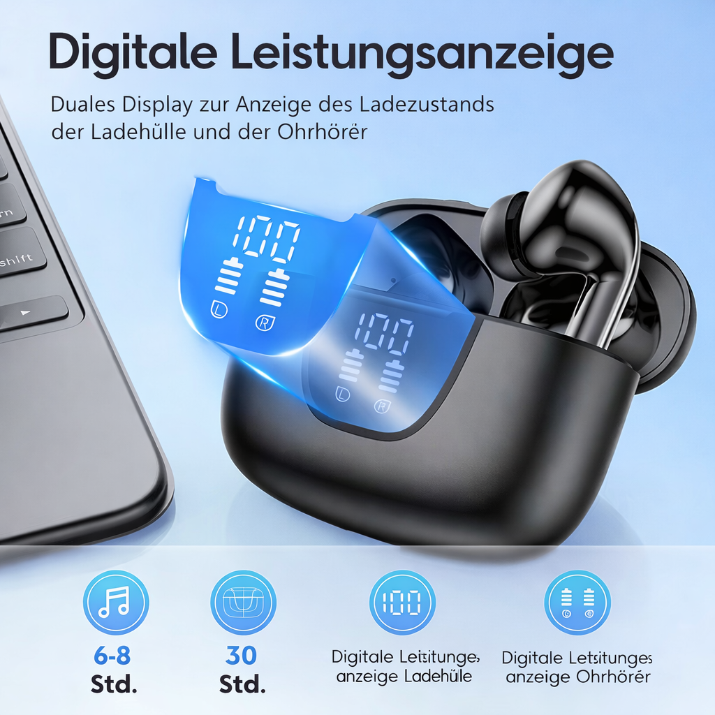Wireless Earphones | In-Ear Headsets | Prolonged Comfort & Clear Calls | Voltiva