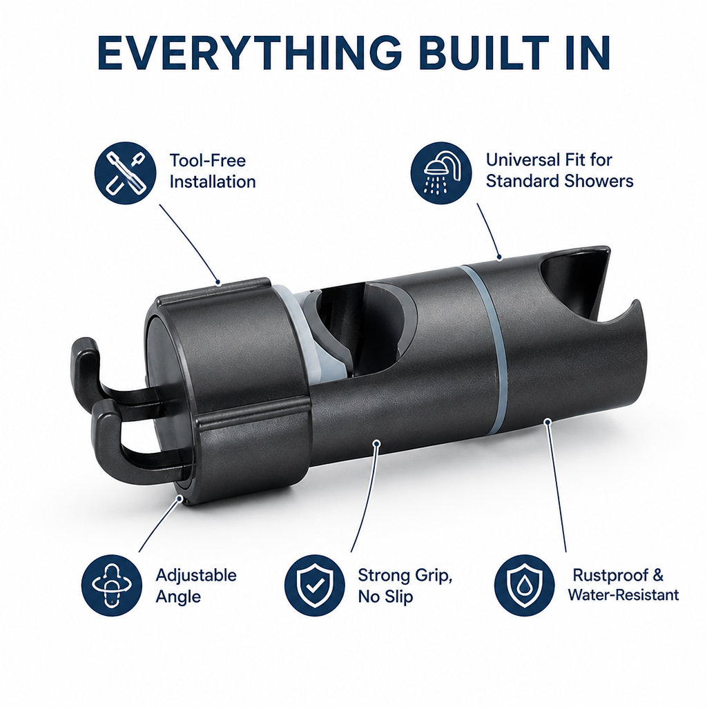 GripTight™ — Secure Your Shower in Seconds Without a Single Mark or Drill