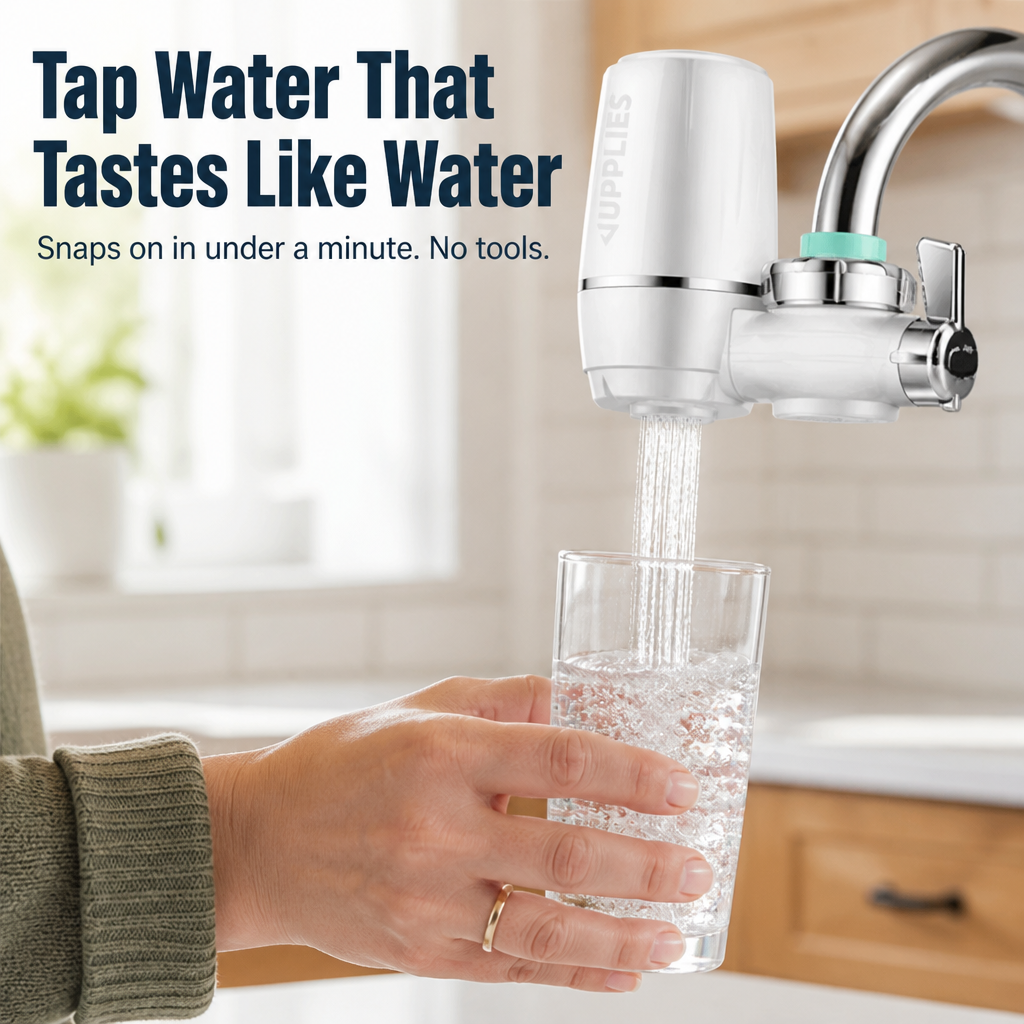 FlowPure™ — Remove Chlorine & Metallic Taste from Your Tap in Less Than a Minute