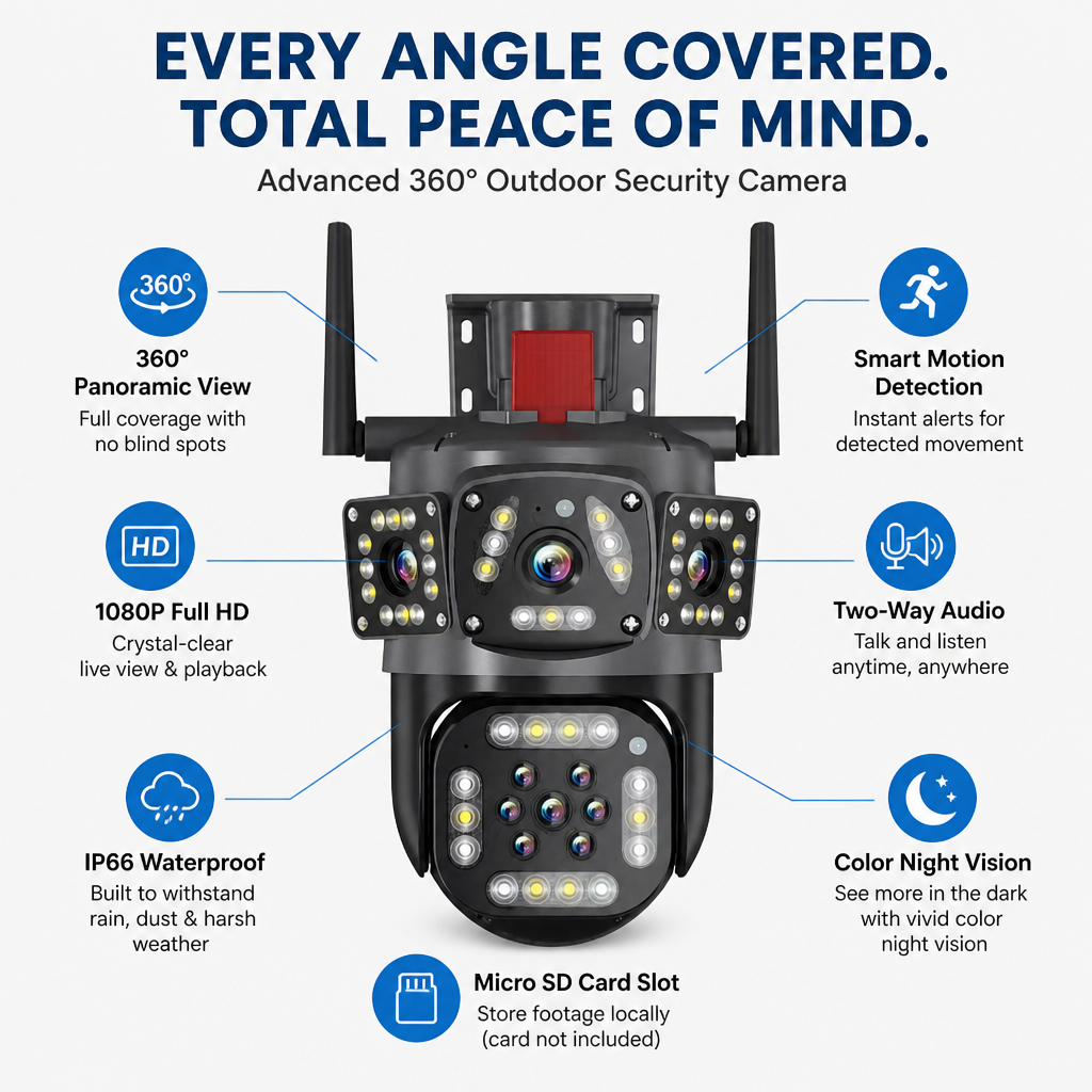 RainGuardPro™ — Own Every Angle with Crystal-Clear, Unstoppable Outdoor Security
