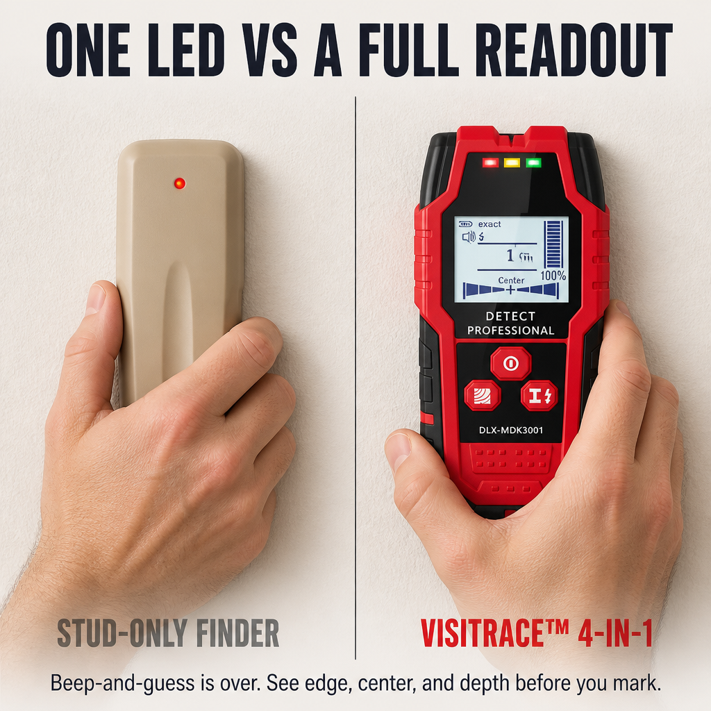 VisiTrace™ — Locate Studs, Pipes & Wires Before Drilling a Single Hole