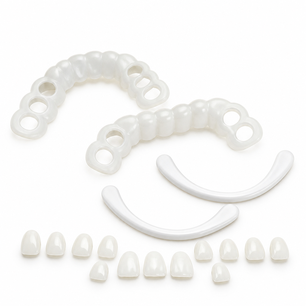 Realistic Plastic Dental Teeth Model (20-Piece Set)
