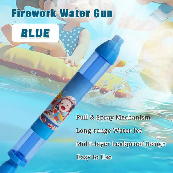 Outdoor Fun Water Blaster with Fireworks Spray Design