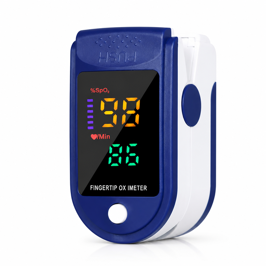 Non-Invasive LED Finger Pulse Oximeter