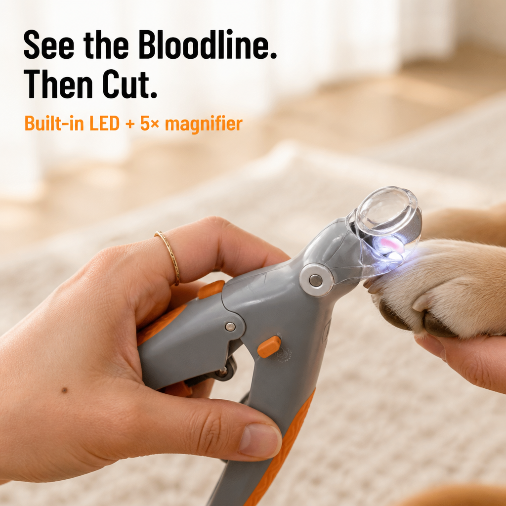 LumeTrim™ — Reveal the Bloodline and Trim Pet Nails Without Worry