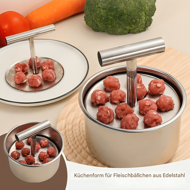 Meatball Maker | Consistent Size | Stainless Steel Kitchen Tool | FlavoForm