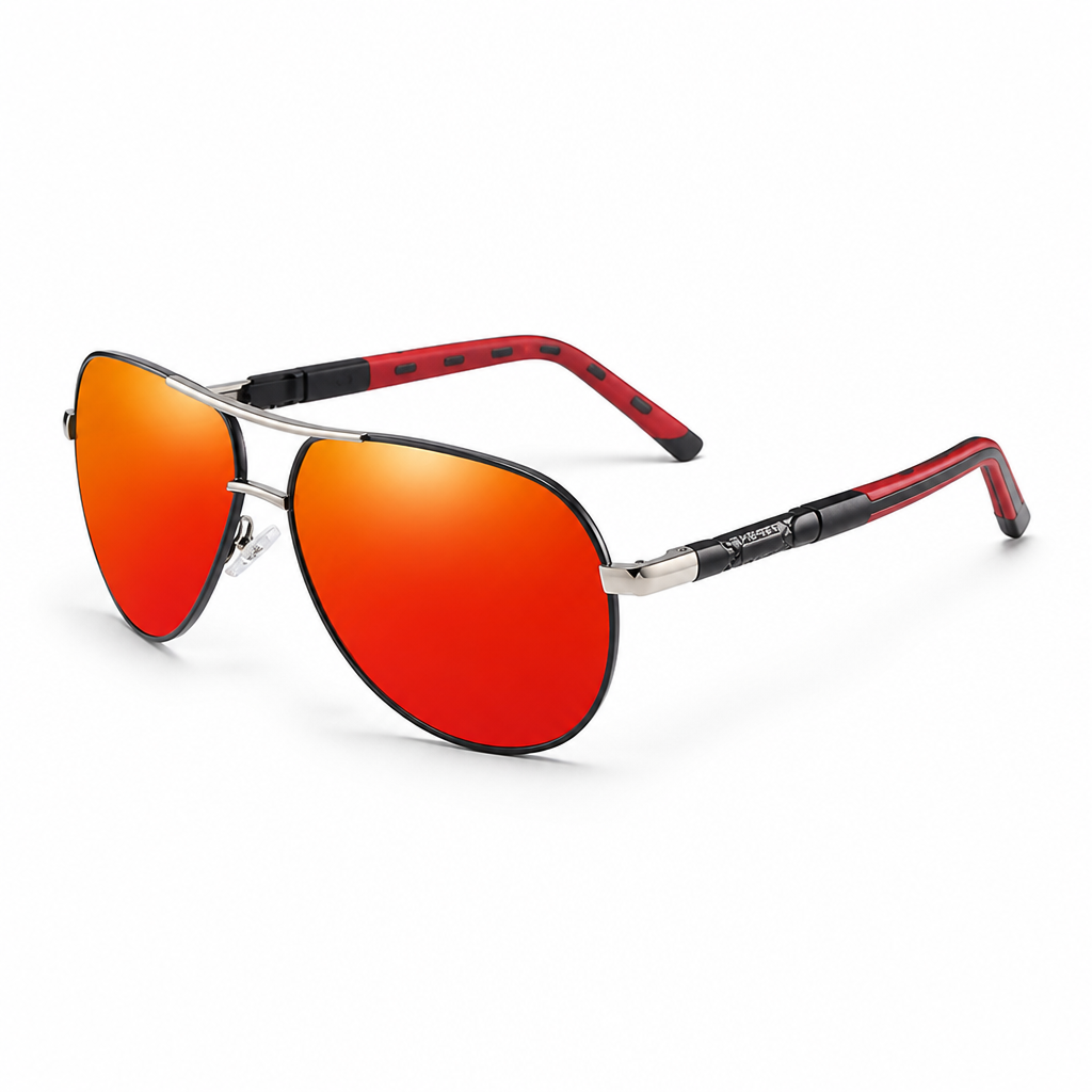 Polarized UV400 Anti-Reflective Aviator Sunglasses