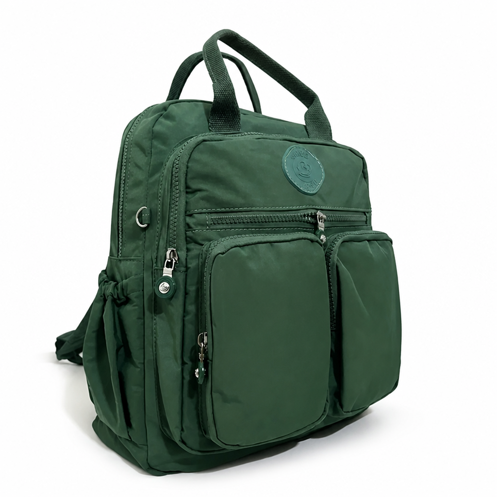 Water-Resistant Multi-Pocket Backpack (Padded Grip)