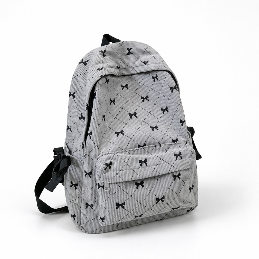 Corduroy Multi-Pocket Backpack