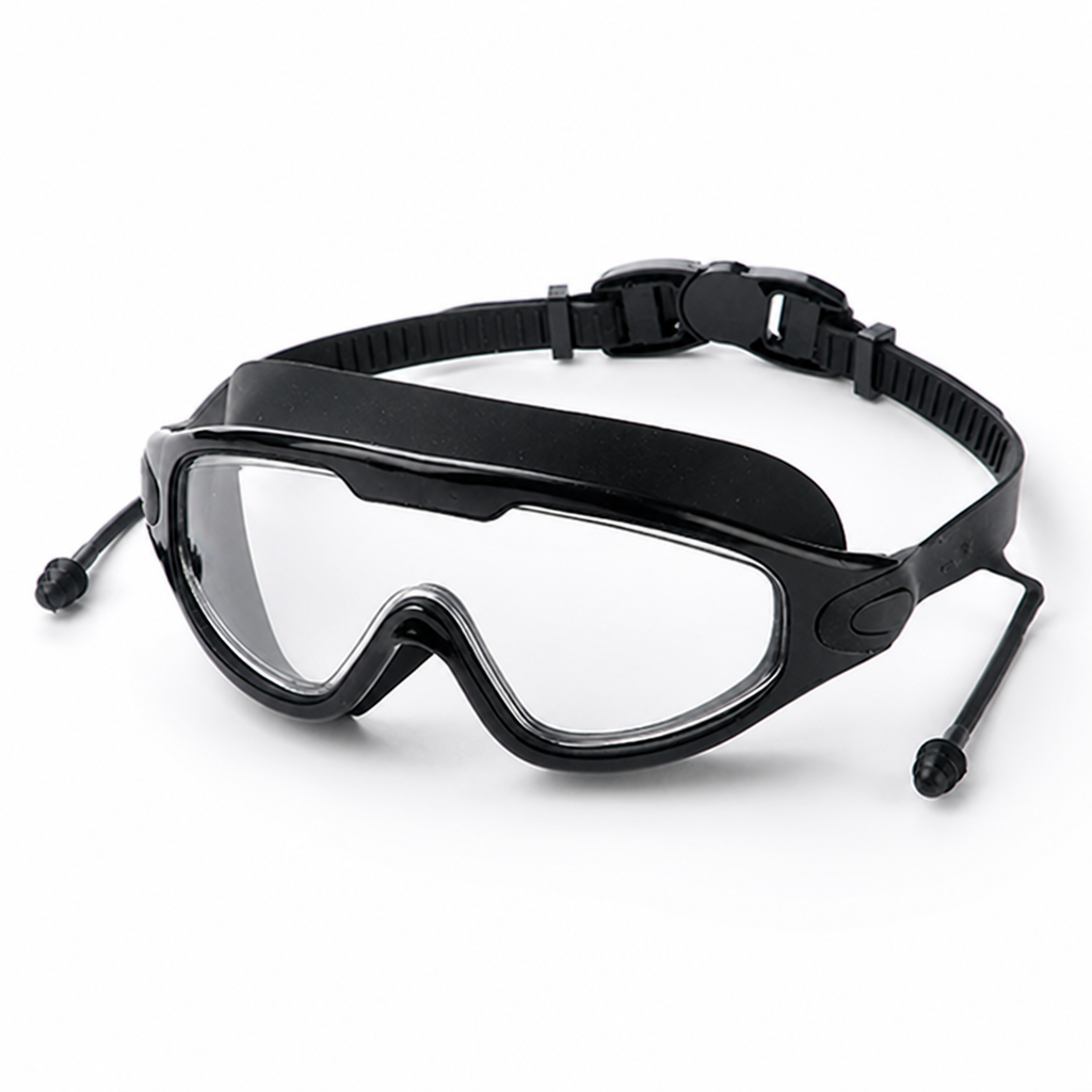 Anti-Fog UV-Protective Adjustable Silicone Strap Swimming Goggles