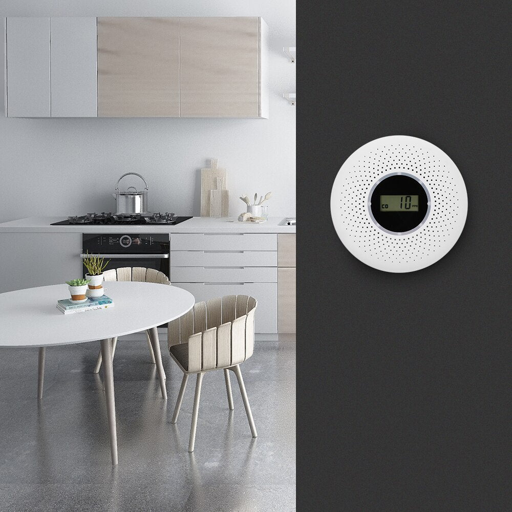 Smoke & Carbon Monoxide Alarm | Dual Sensor System | Loud Warning | AirSecure