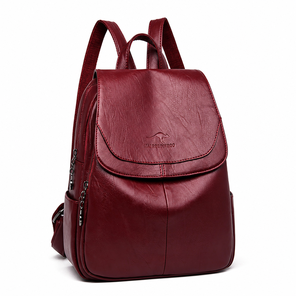 Premium Cow Leather & Smart Organization Backpack