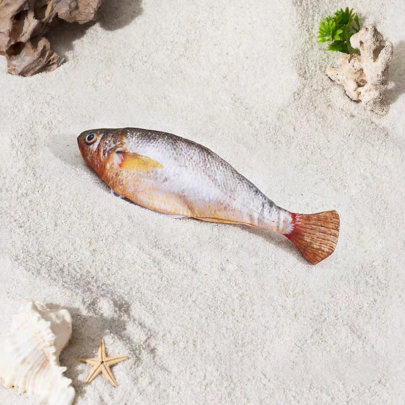 Motion Sensor Cat Toy - Interactive Fish Design