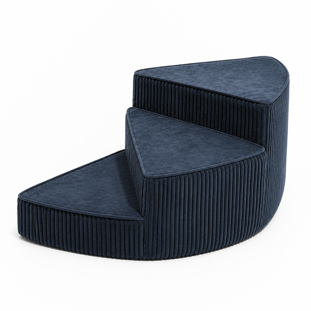 Orthopedic Non-Slip Foam Dog Stairs (Space-Saving)