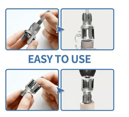 Aluminum Pipe Thread Cutting Tool – For Internal and External Threads