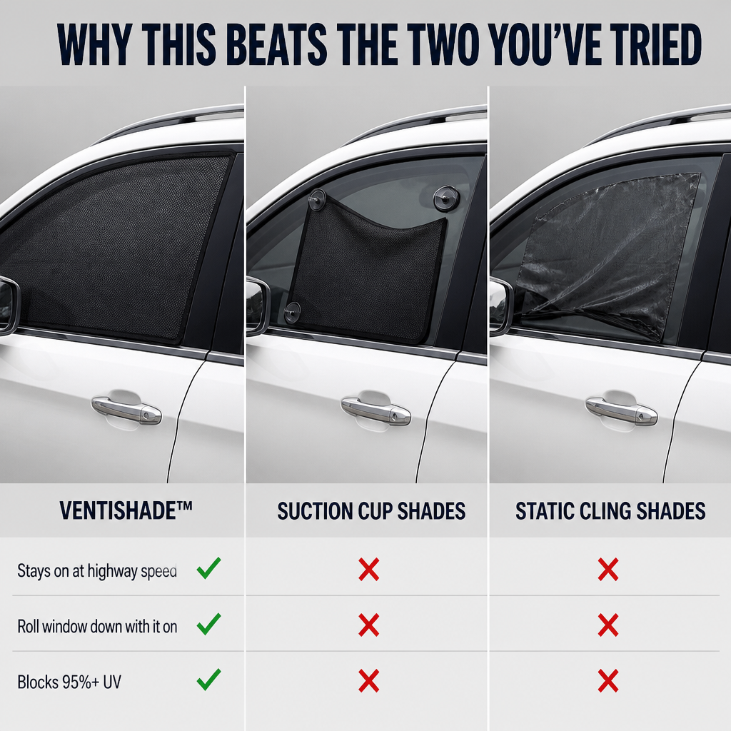 VentiShade™ — Slip on the Door, Block Sunlight, Let the Breeze In