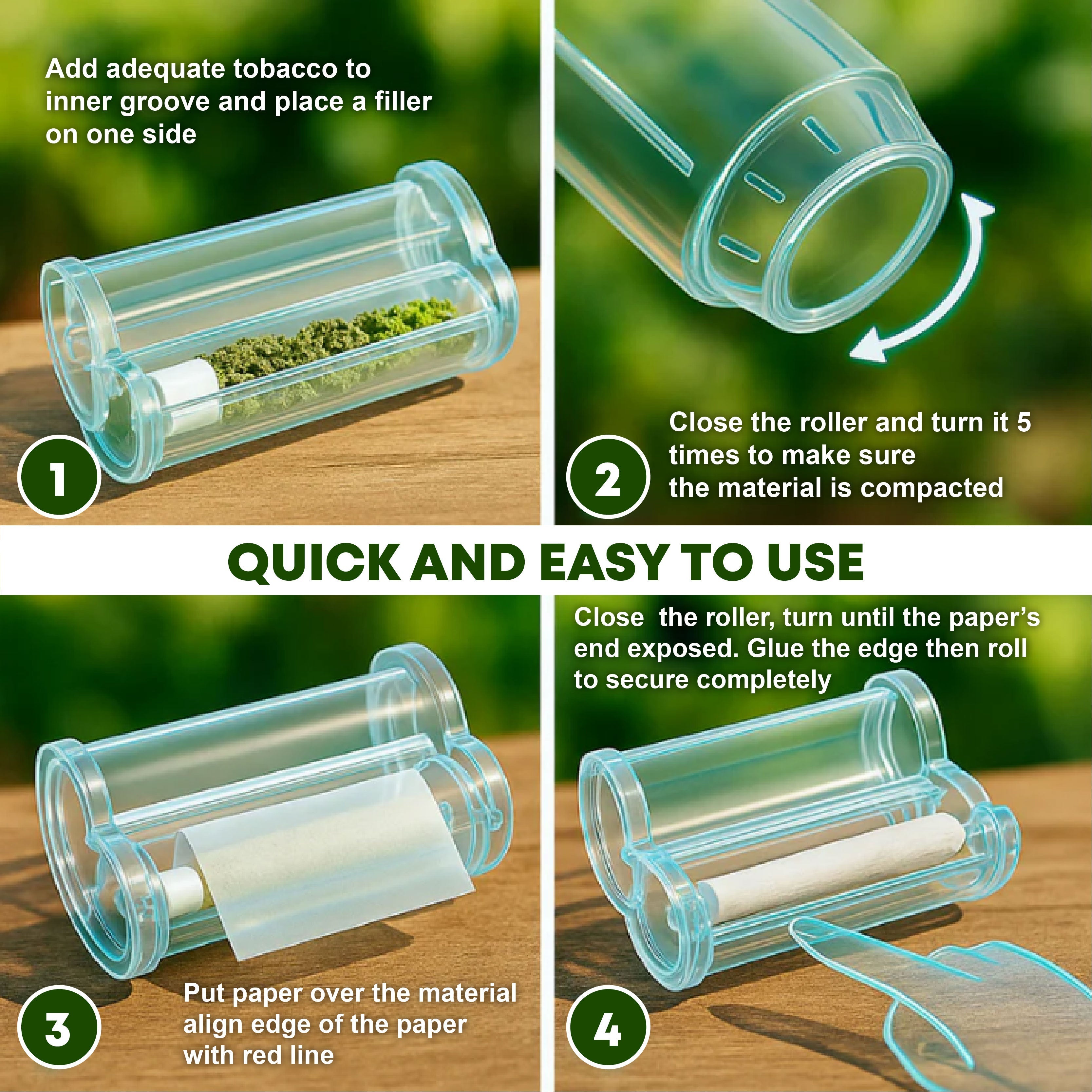 RollMaster™ — Effortless Perfect Rolls for the Smoothest Smoke Every Time