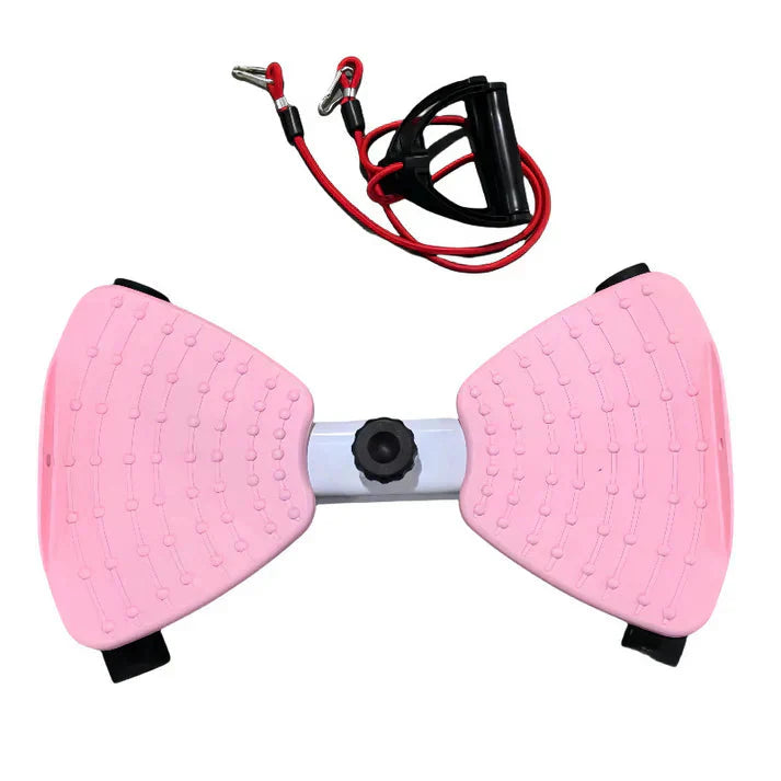 Full Body Twist Stepper with Resistance Band – Supports up to 120 kg