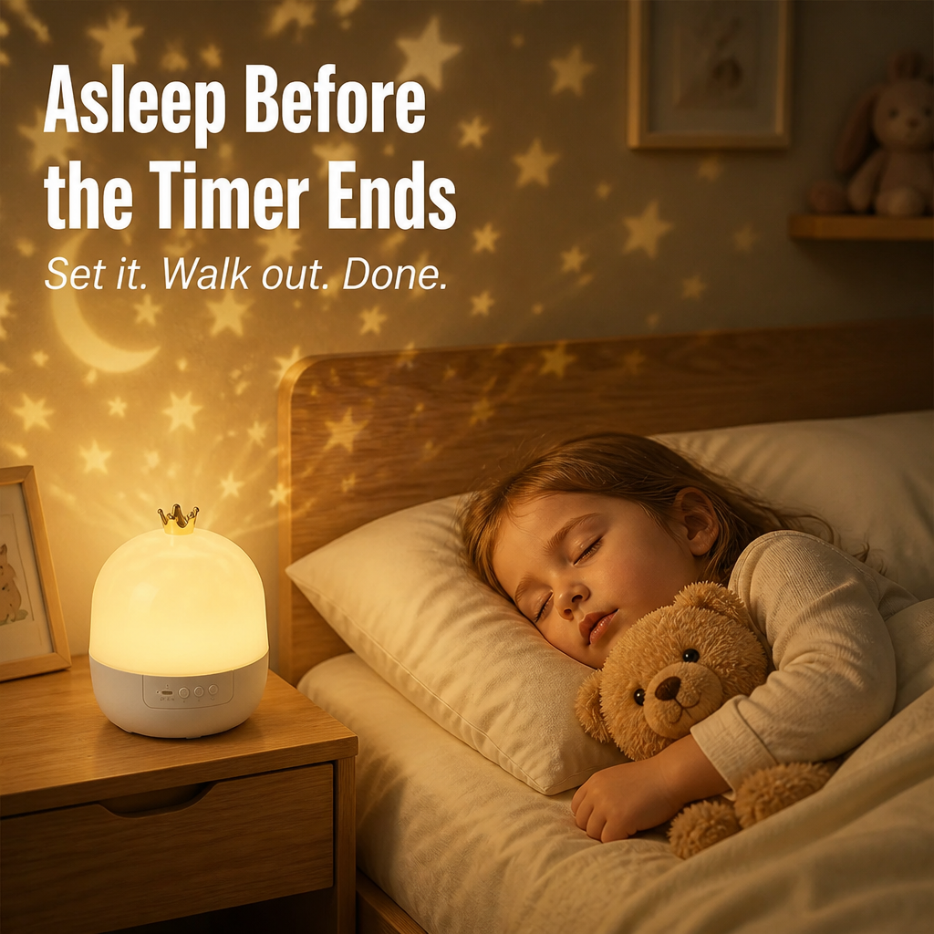 CelestiDream™ — Calm Restless Kids Beneath a Roof of Gently Drifting Stars