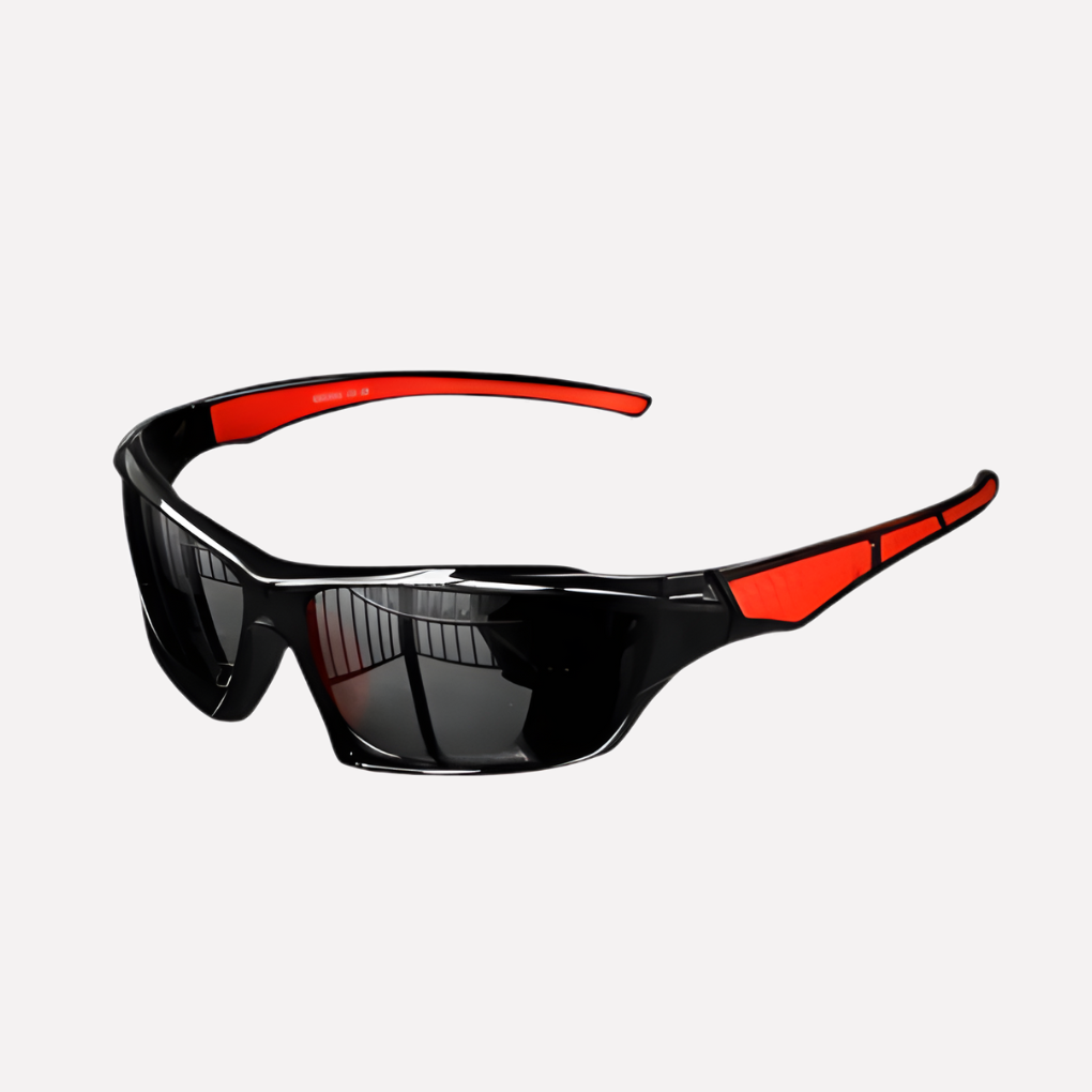 Wraparound Sports Sunglasses with UV400 Polarization for Outdoor Activities