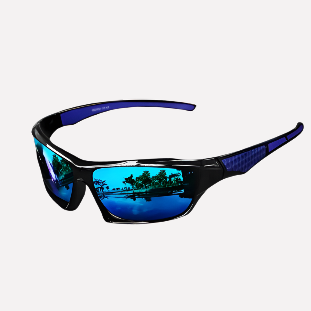 Wraparound Sports Sunglasses with UV400 Polarization for Outdoor Activities
