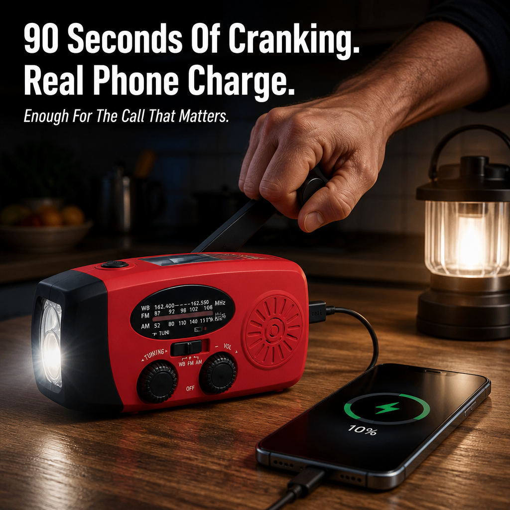 VoltGuard™ — Crank, Illuminate, And Power Up Through Your Next Blackout
