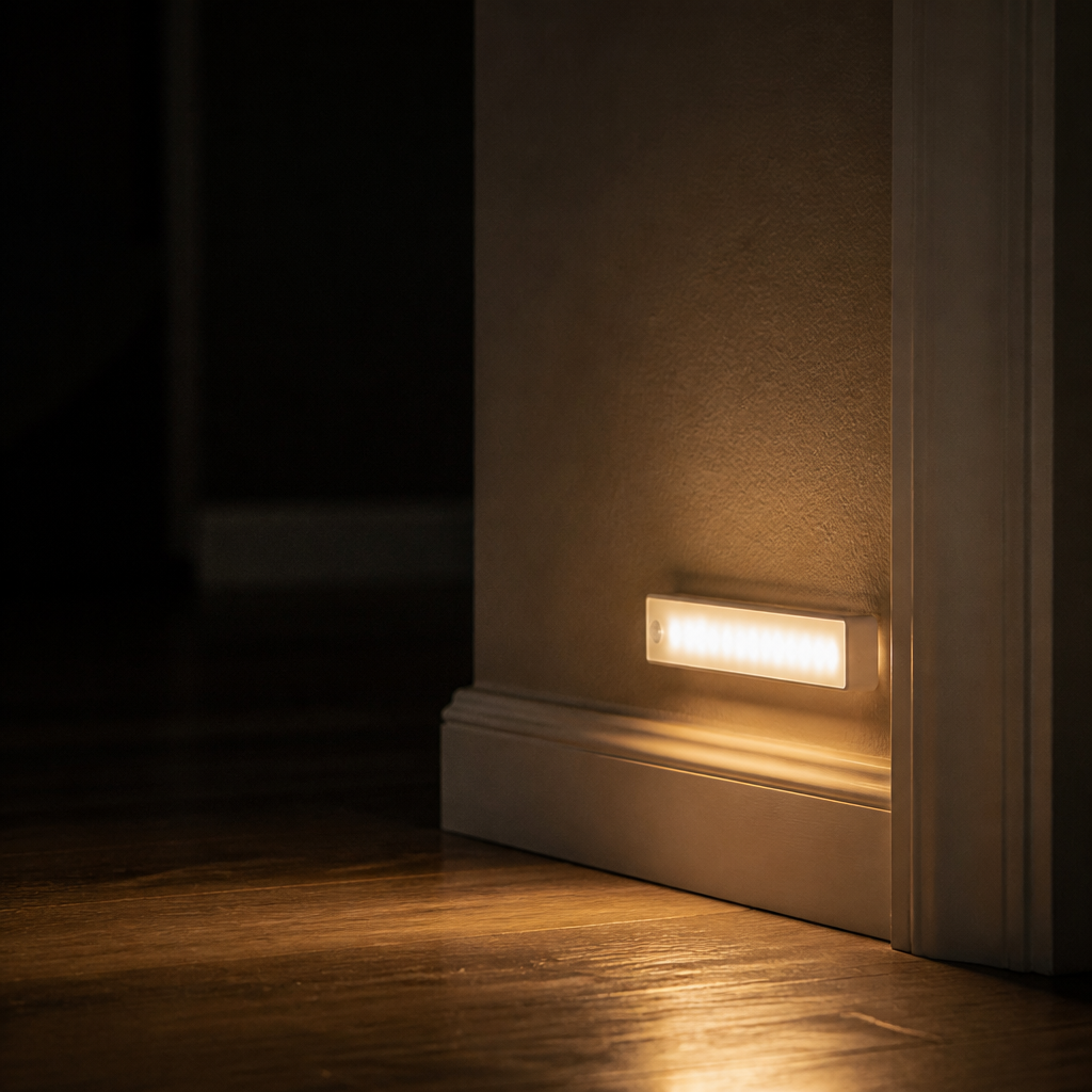 HaloLume™ — Glide Through Darkness with Soothing, Hands-Free Safety Light
