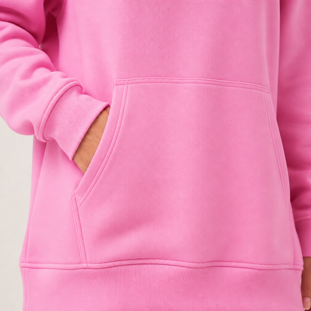 GlowFlex™ – Comfy Hooded Tunic & High-Rise Leggings Set