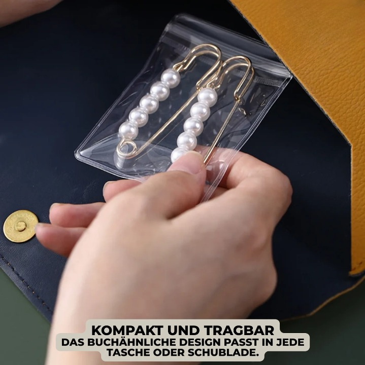 Jewelry Storage Book Featuring 30 Clear Zip Pockets