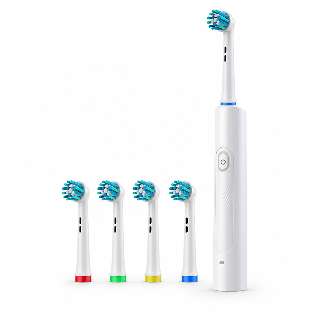 6D Rotating USB-Rechargeable Waterproof Electric Toothbrush