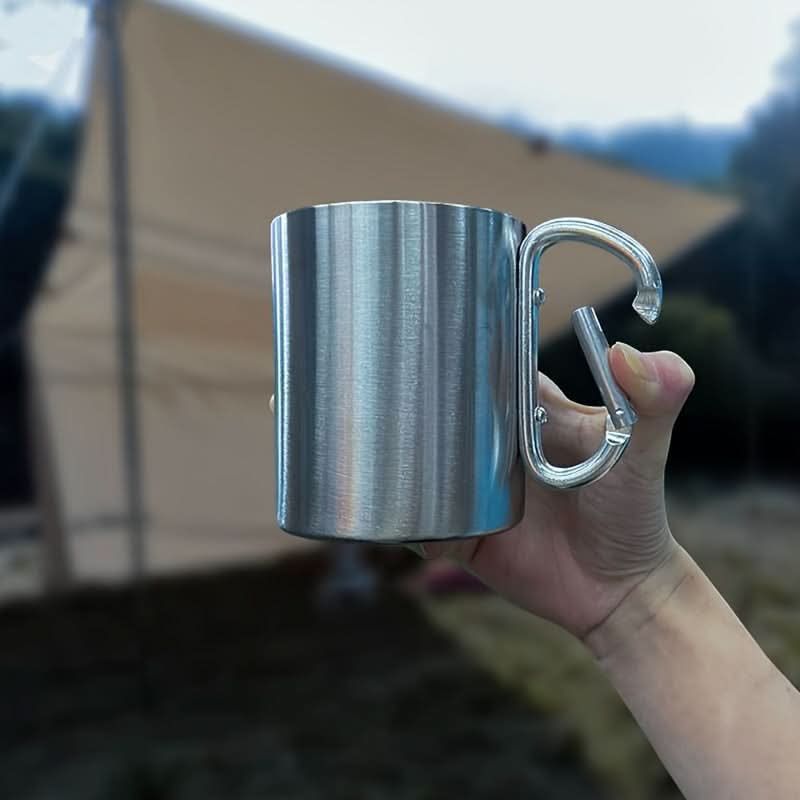 Stainless Steel Camping Mug – Portable Travel Cup
